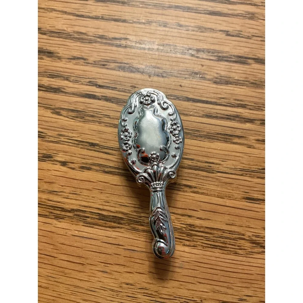 American Girl Samantha Travel Accessories Silver Tone Hair Brush Retied
